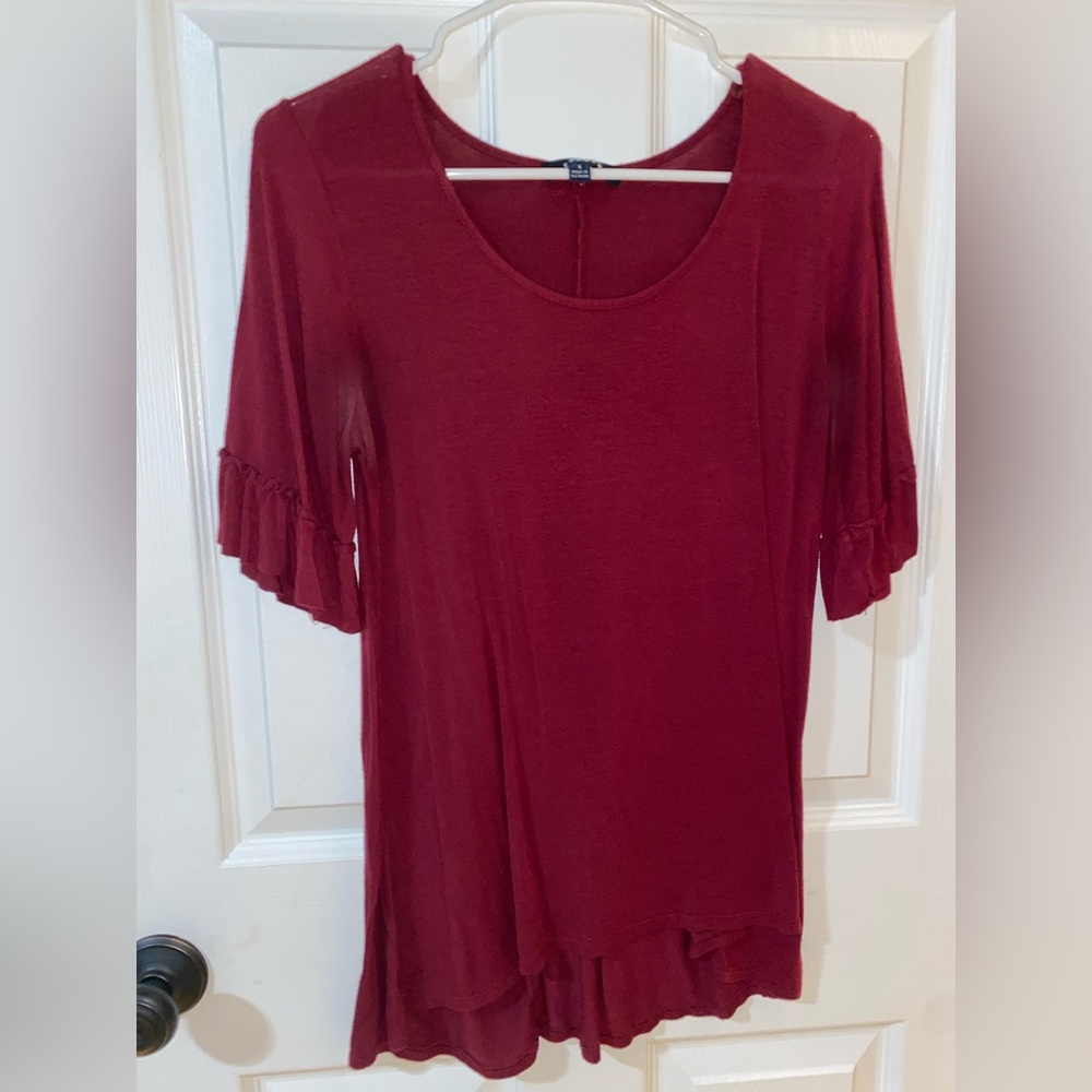 Flowy Red Top